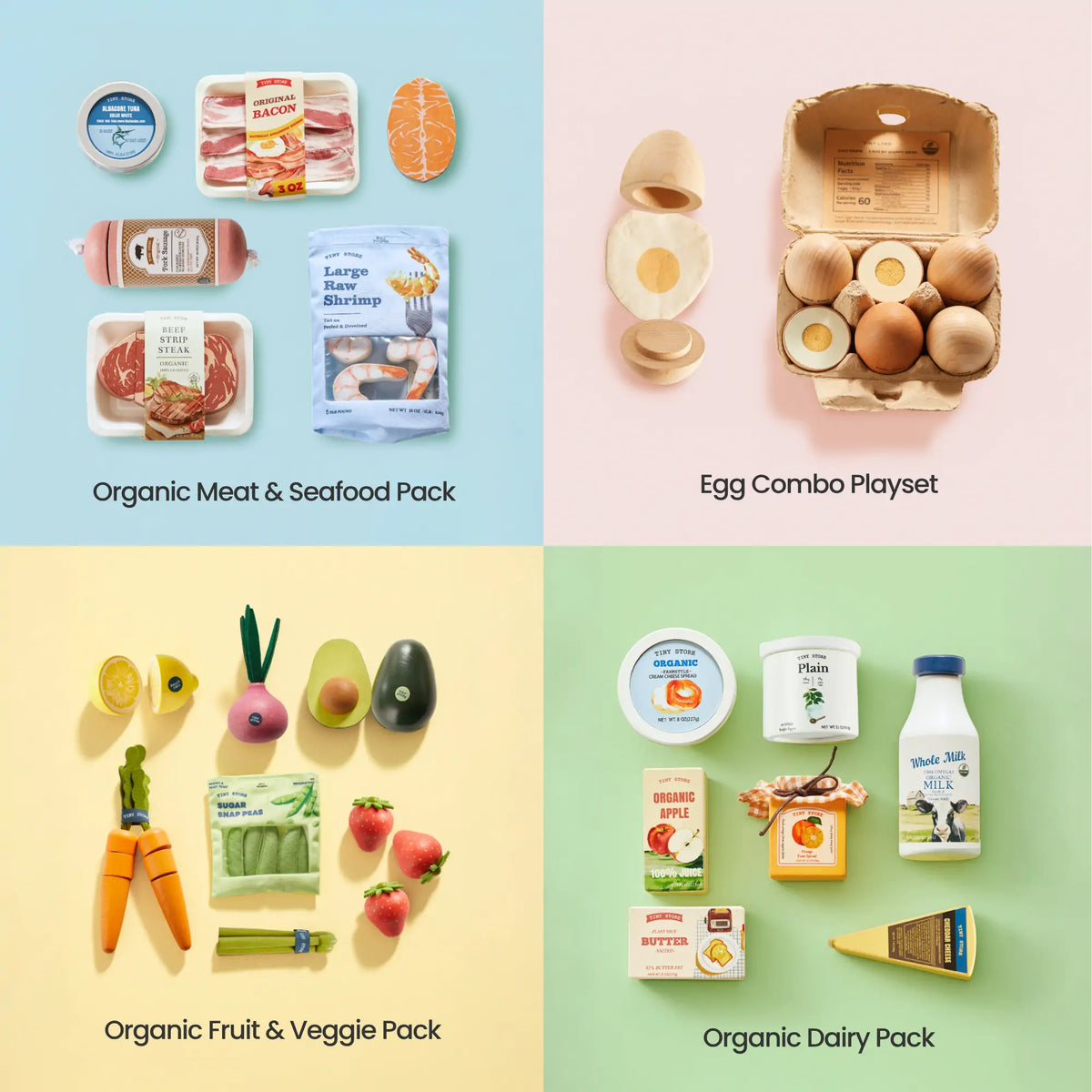 Colección de Comida de Juguete Orgánica Tiny Land®