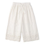 Organic Eyelet Top And Pant Set - Ivory Eyelet