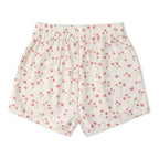 Organic Tie Up Top & Shorts Set - Pink  Bloom