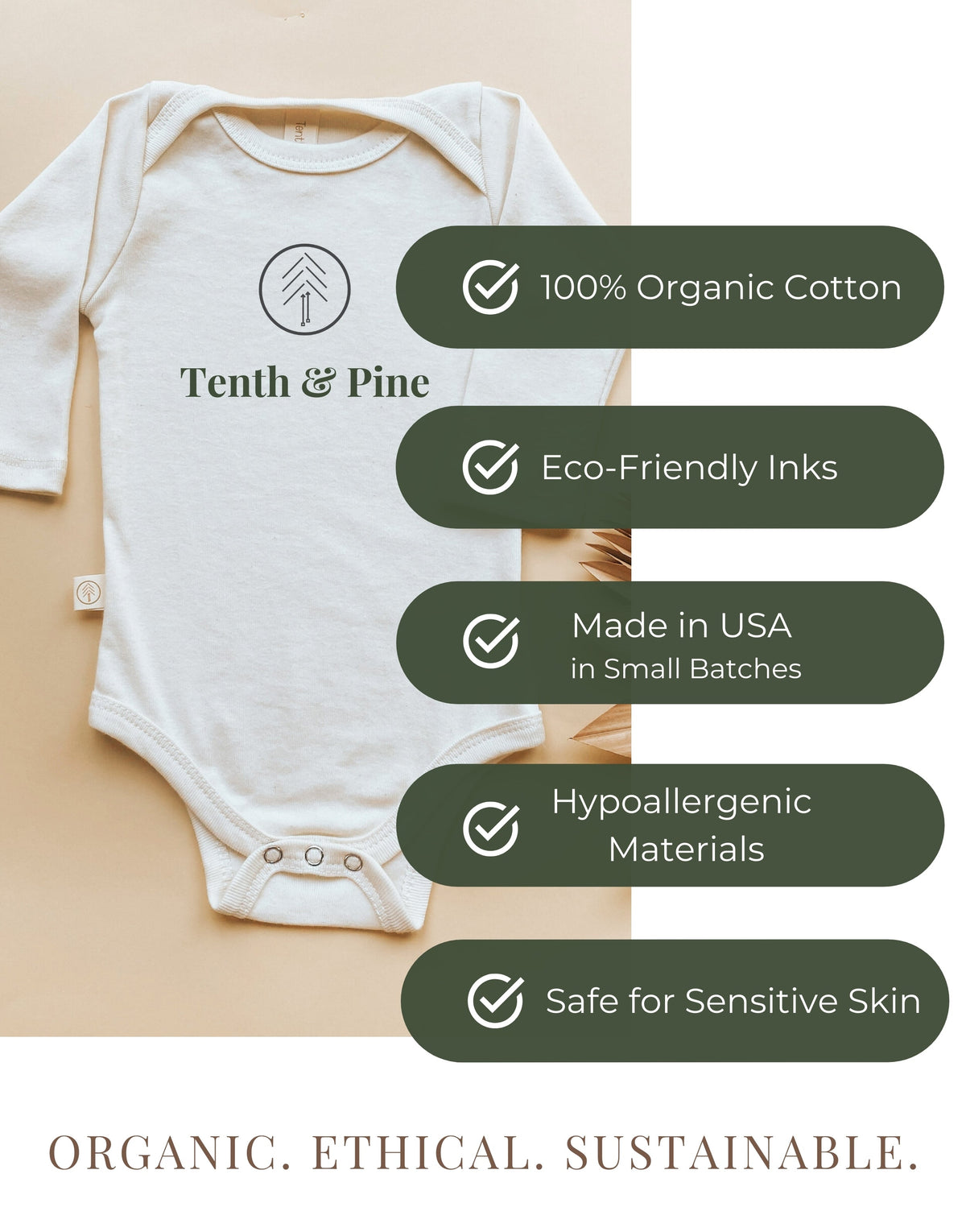 Mini Organic Bodysuit Long Sleeve
