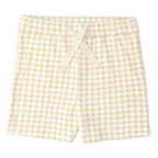 Organic Collar Tee & Shorts Set - Dotty Gingham