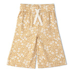 Organic Ruffle Top & Pants Set - Yellow Blossom