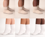 Toddler Gripper Crew Socks 4-Pack (4-5T)