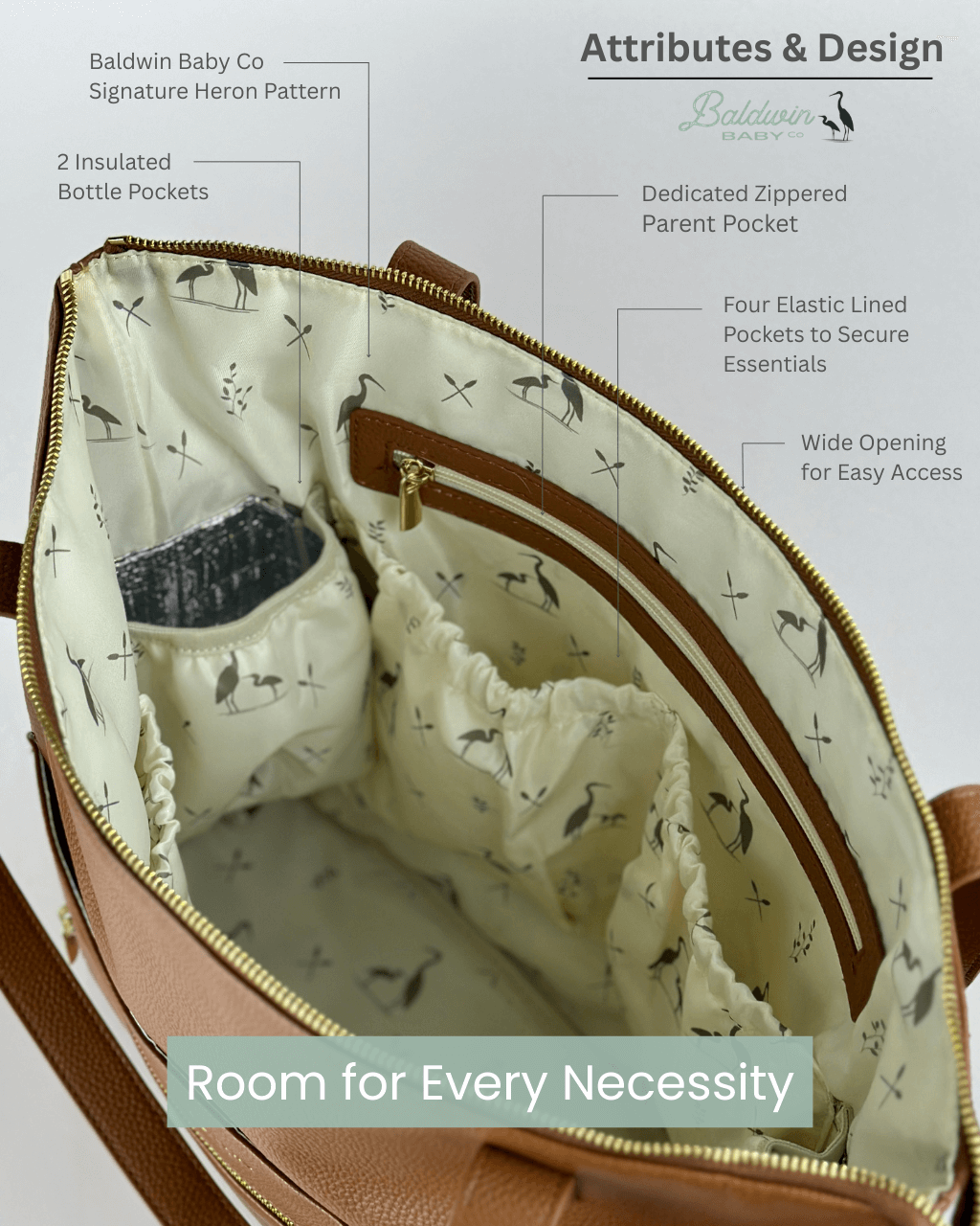 The Lillian Diaper Bag