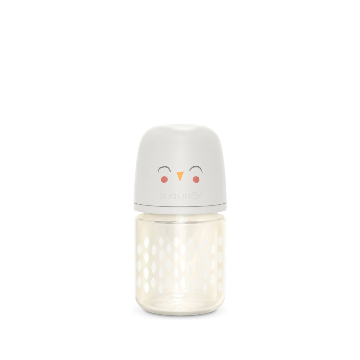 Suavinex Bonhomia SX PRO™ 4oz Glass Bottle, Slow Flow- Beige
