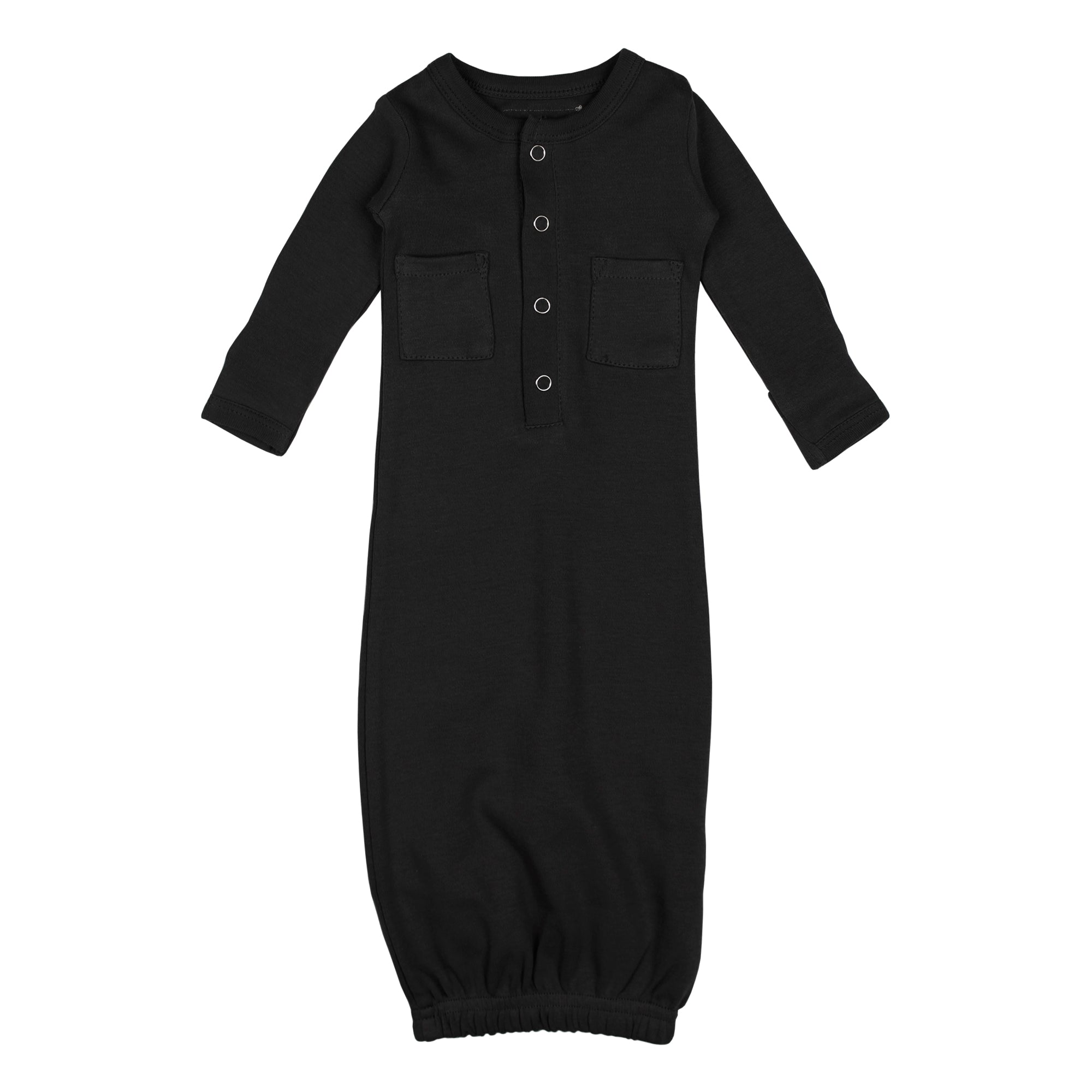 Black | Organic Gown