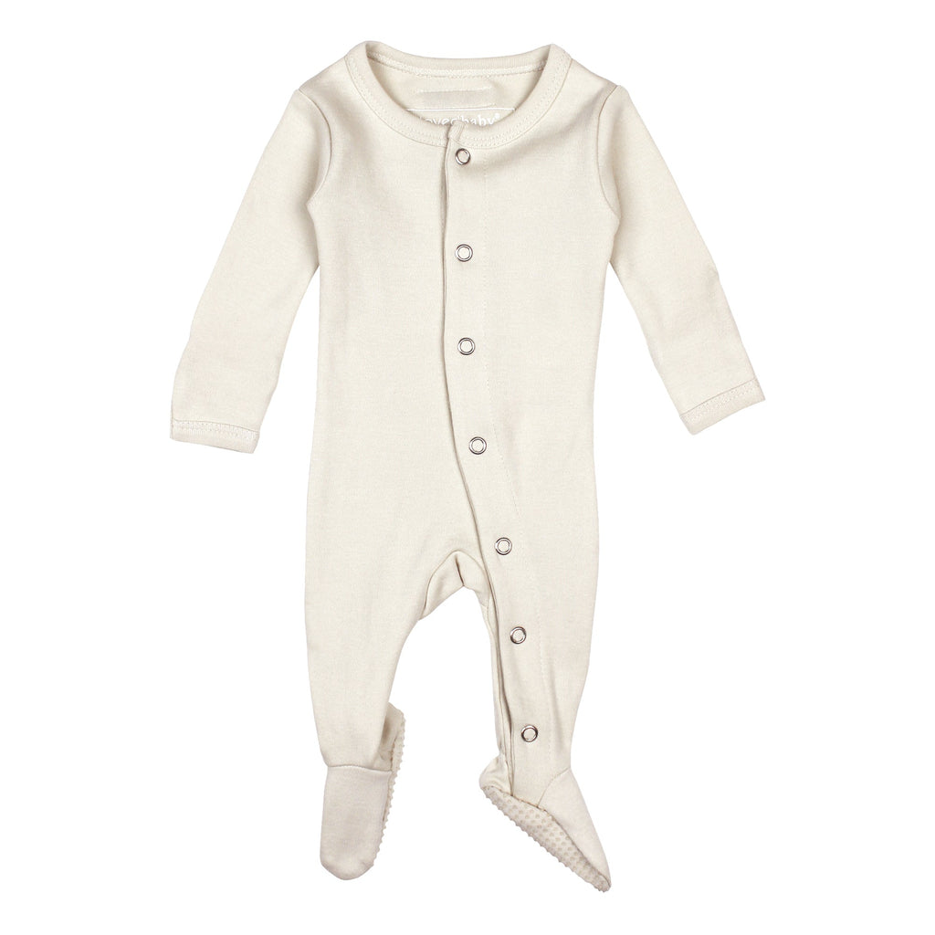 Buttercream | Organic Snap Footie