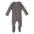 Gray | Organic Snap Footie
