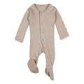 Oatmeal | Organic Snap Footie