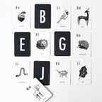 Woodland Alphabet Cards - ABC Learning Preschool Flash Cards