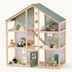 Tiny Land® Sweetwood Dollhouse & Wooden Dollhouse Dolls