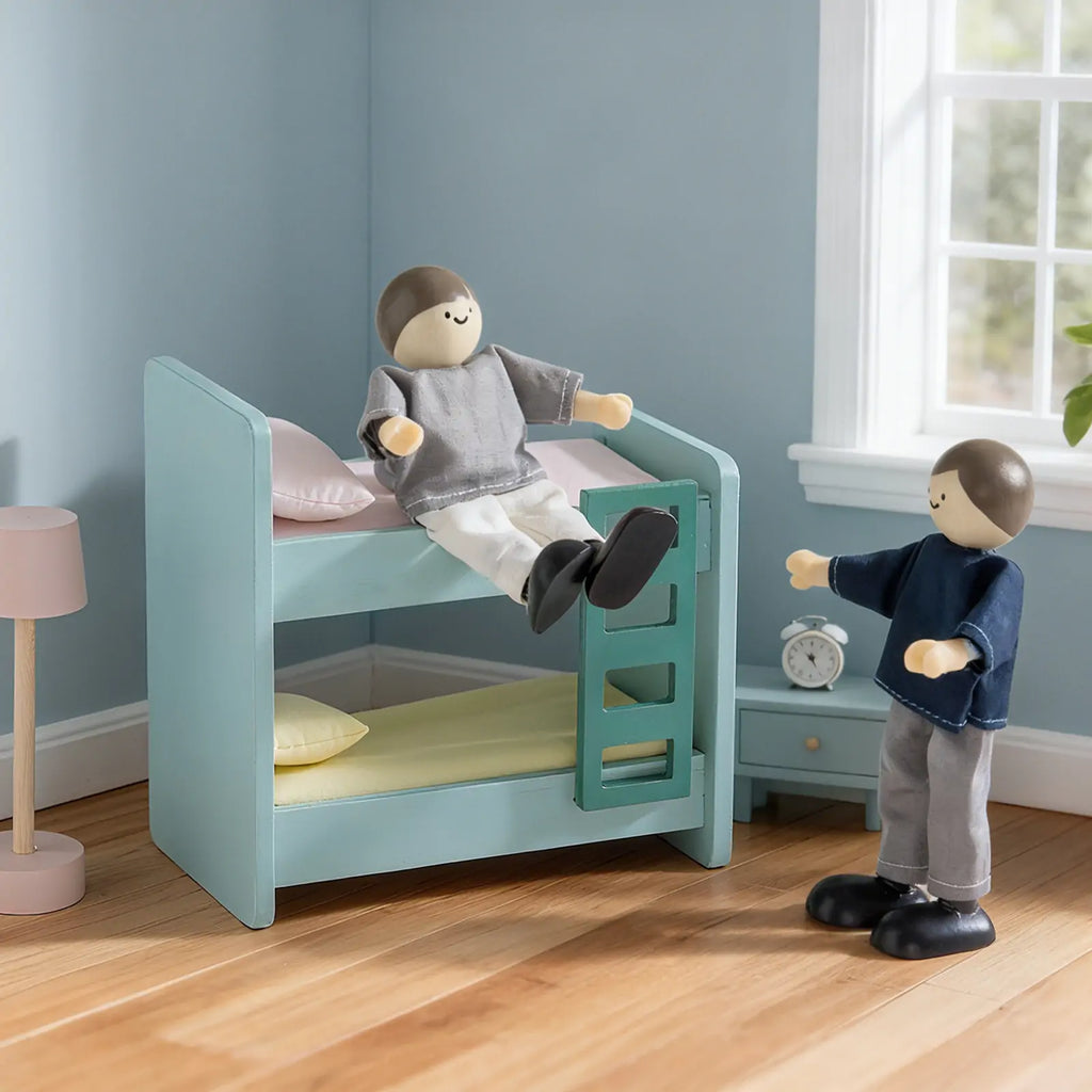 Tiny Land® Sweetwood Dollhouse & Wooden Dollhouse Dolls