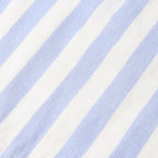 Organic Collared Romper - Blue Stripes