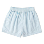 Organic Smocked Top & Shorts Set - Light Blue