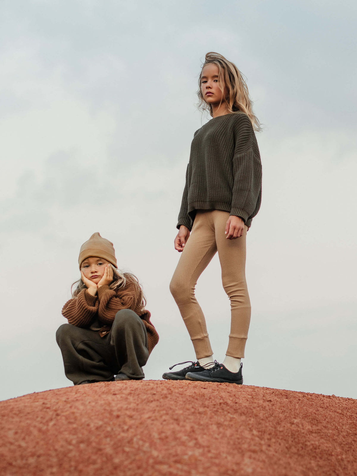 Leggings acanalados para niños | Archivo