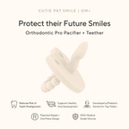 Cutie PAT Smile (0m+) Pacifier + Teether