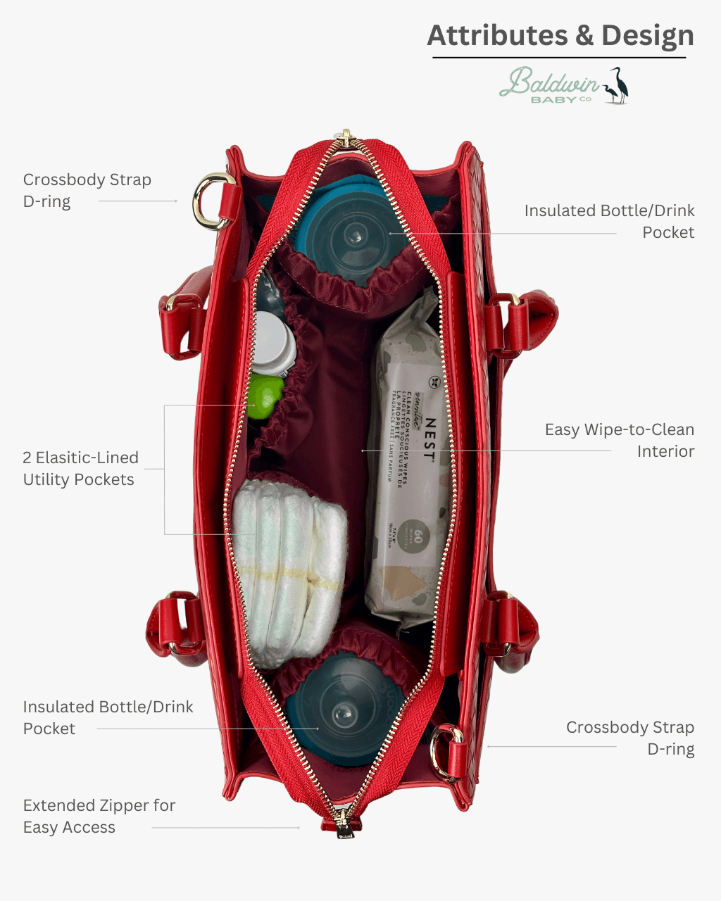 The Montrose Diaper Bag Tote