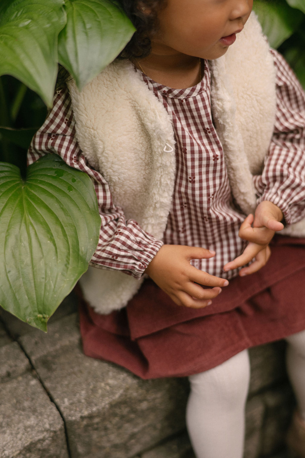Pehr Sherpa Vest in Natural