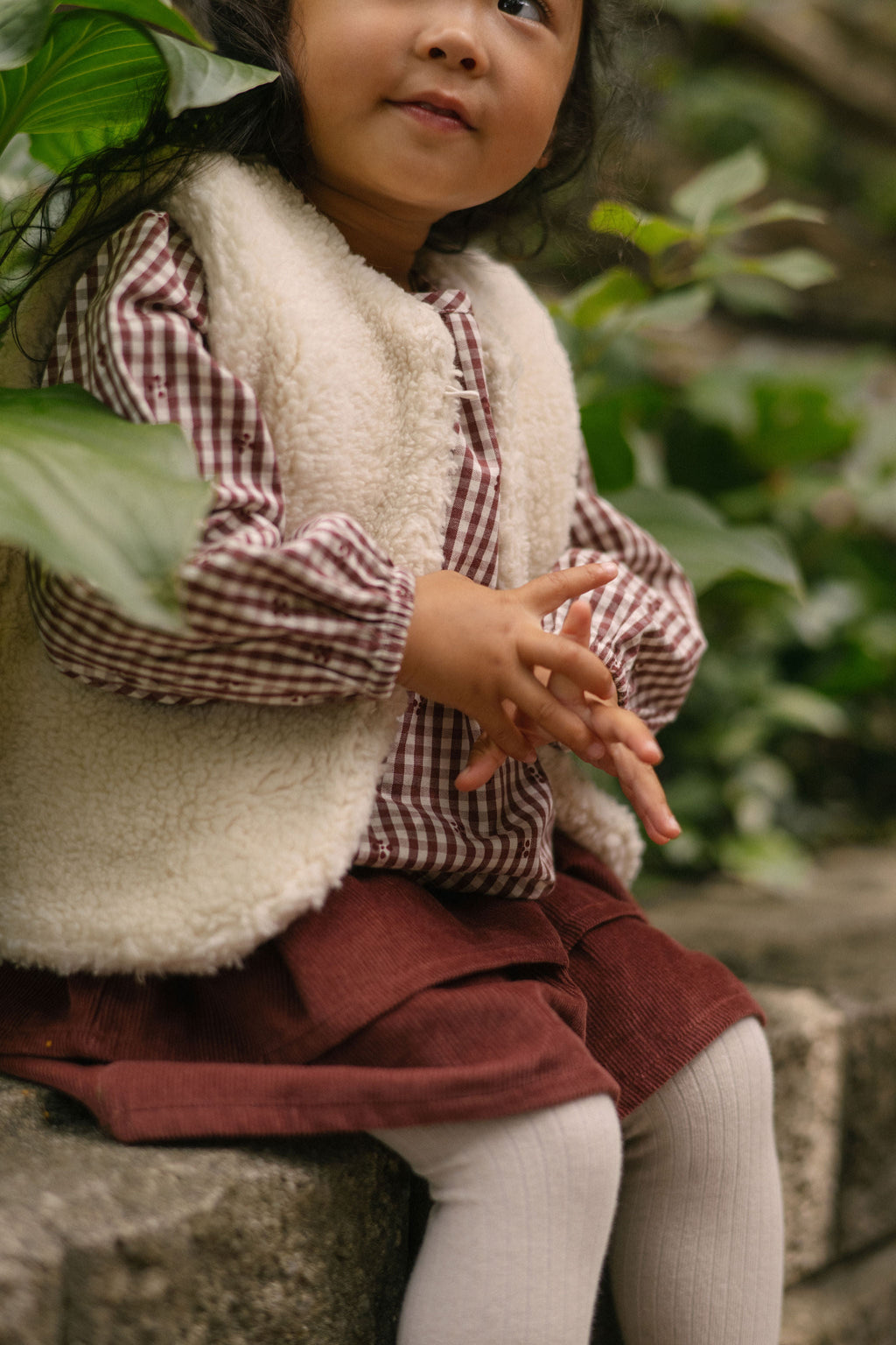 Pehr Sherpa Vest in Natural