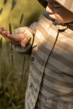 Sherpa Lined Storm Jacket — Moss Stripe