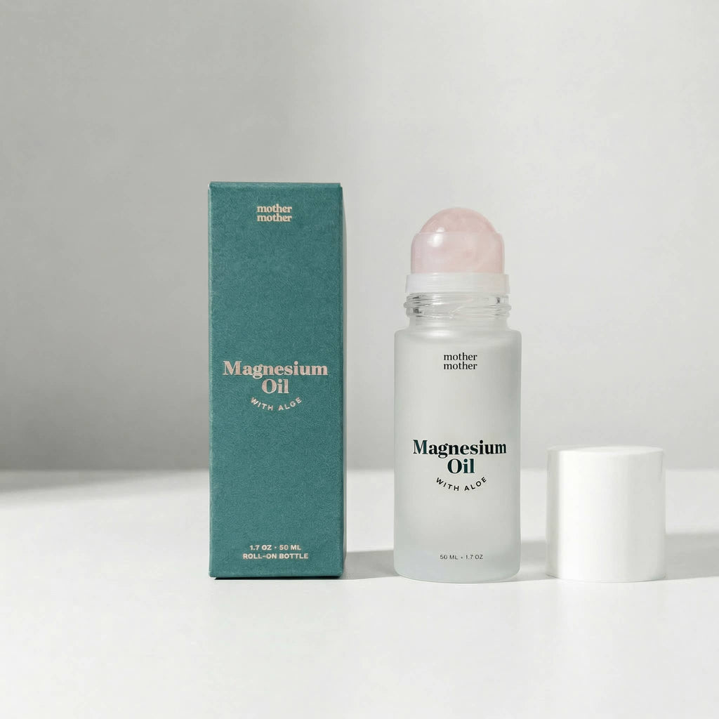 Magnesium Oil + Aloe, Rose Quartz Roller