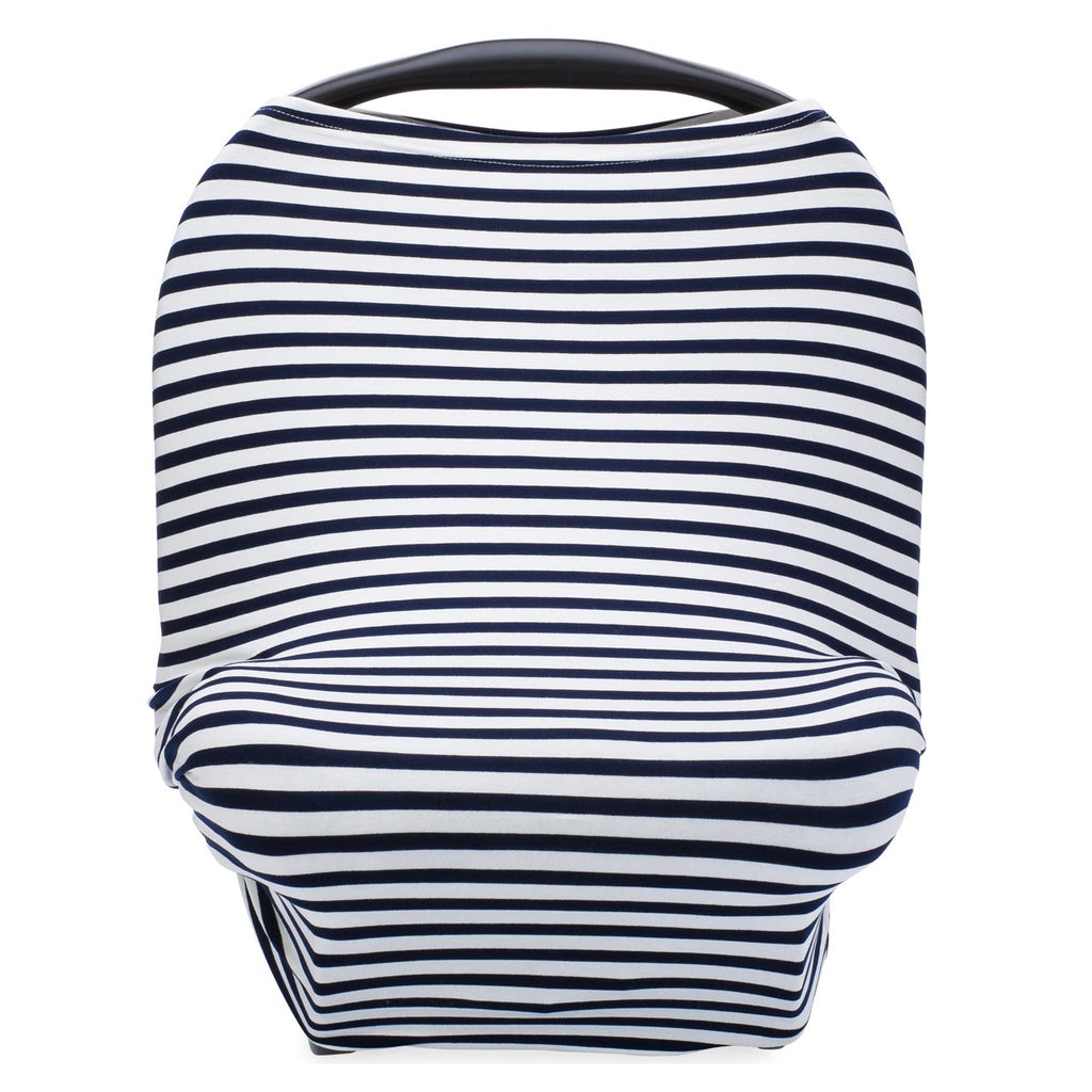 Funda multiusos, rayas blancas/azul marino