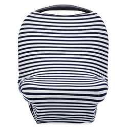 Funda multiusos, rayas blancas/azul marino