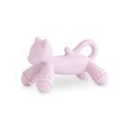 mushie Silicone Baby Teether Toy | Dog Brown