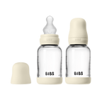 BIBS Baby Glass Bottle Set, 2-Pack — Ivory