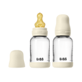 BIBS Baby Glass Bottle Set, 2-Pack — Ivory