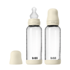 BIBS Baby Glass Bottle Set, 2-Pack — Ivory