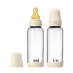BIBS Baby Glass Bottle Set, 2-Pack — Ivory