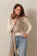 Cream Floral Wrap