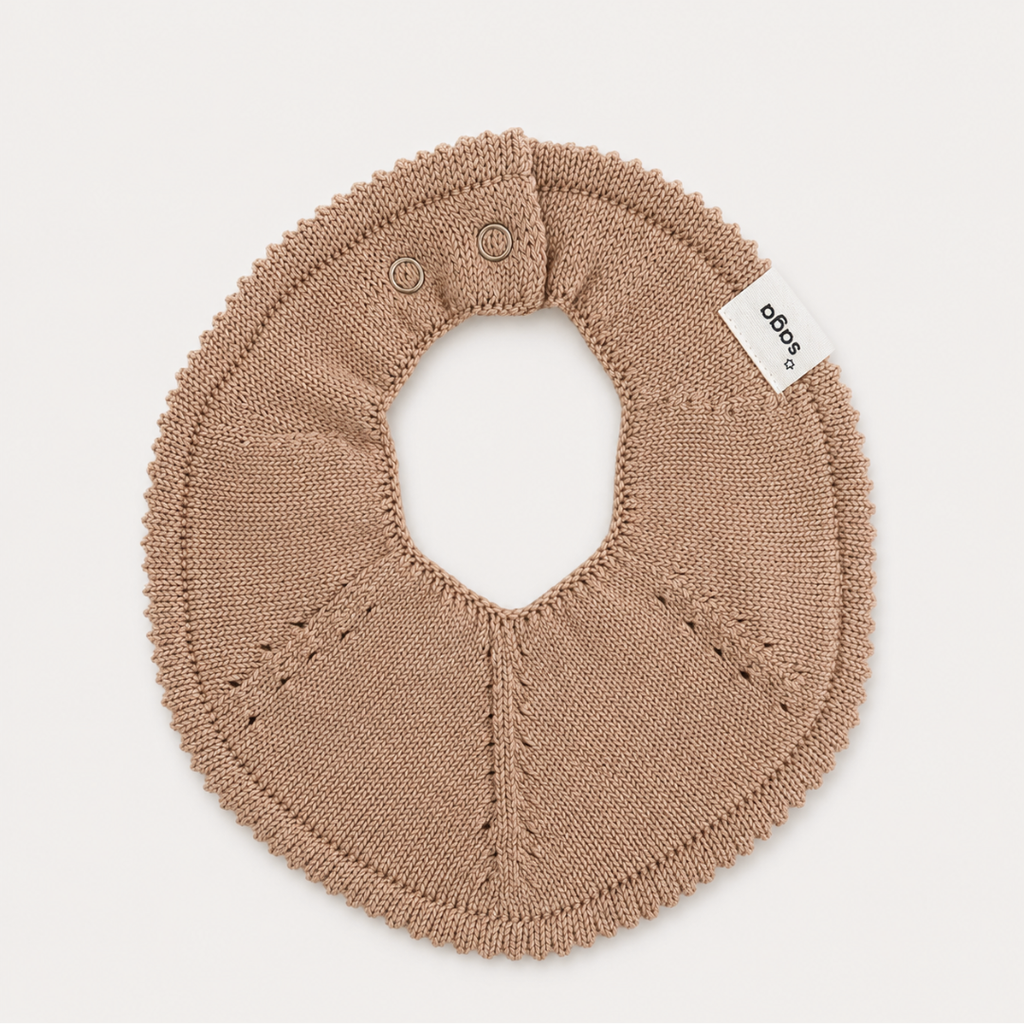 Baby Bib - Nude