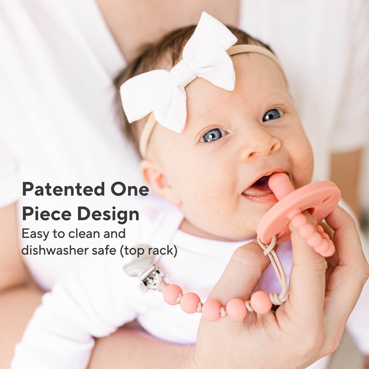 Cutie PAT Round (0-6m) Pacifier + Teether