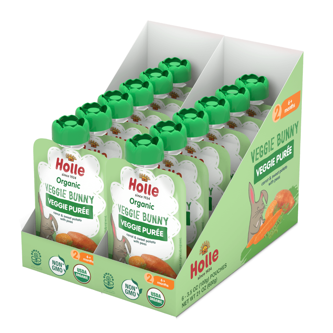 Holle Biodynamic Baby Food Pouches: Veggie Bunny (12 pack)