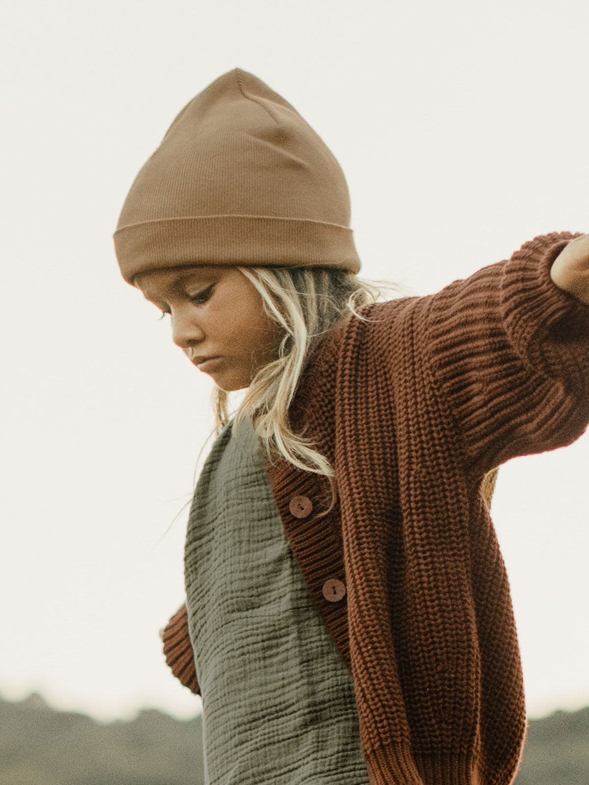 Gorro de punto para niños