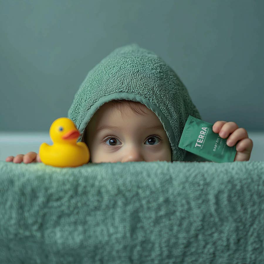Fragrance-Free Baby Eye Natural Bamboo Wipes 30 Sachets