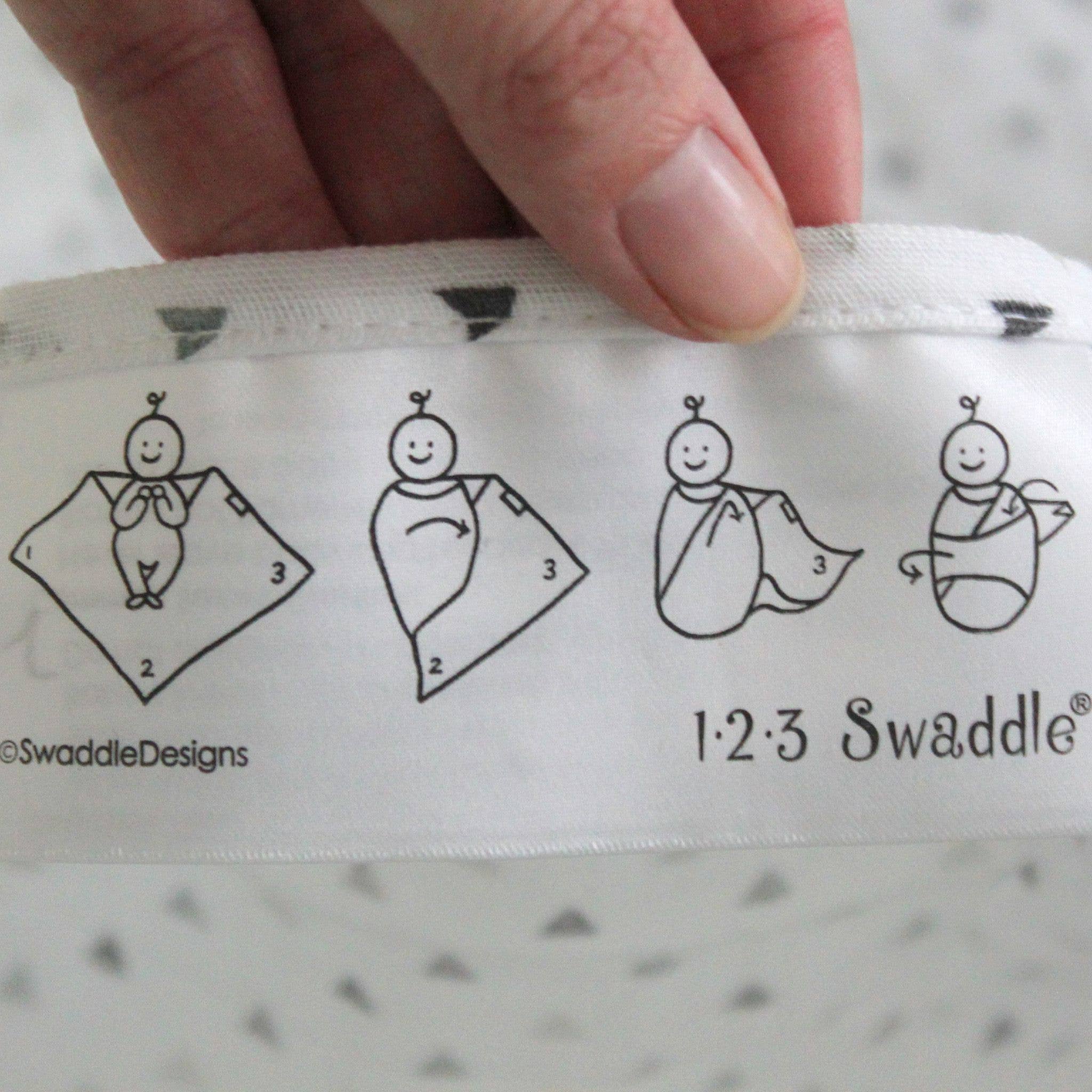 Hedgehog Soft Black Muslin Swaddle Blanket, Premium Cotton