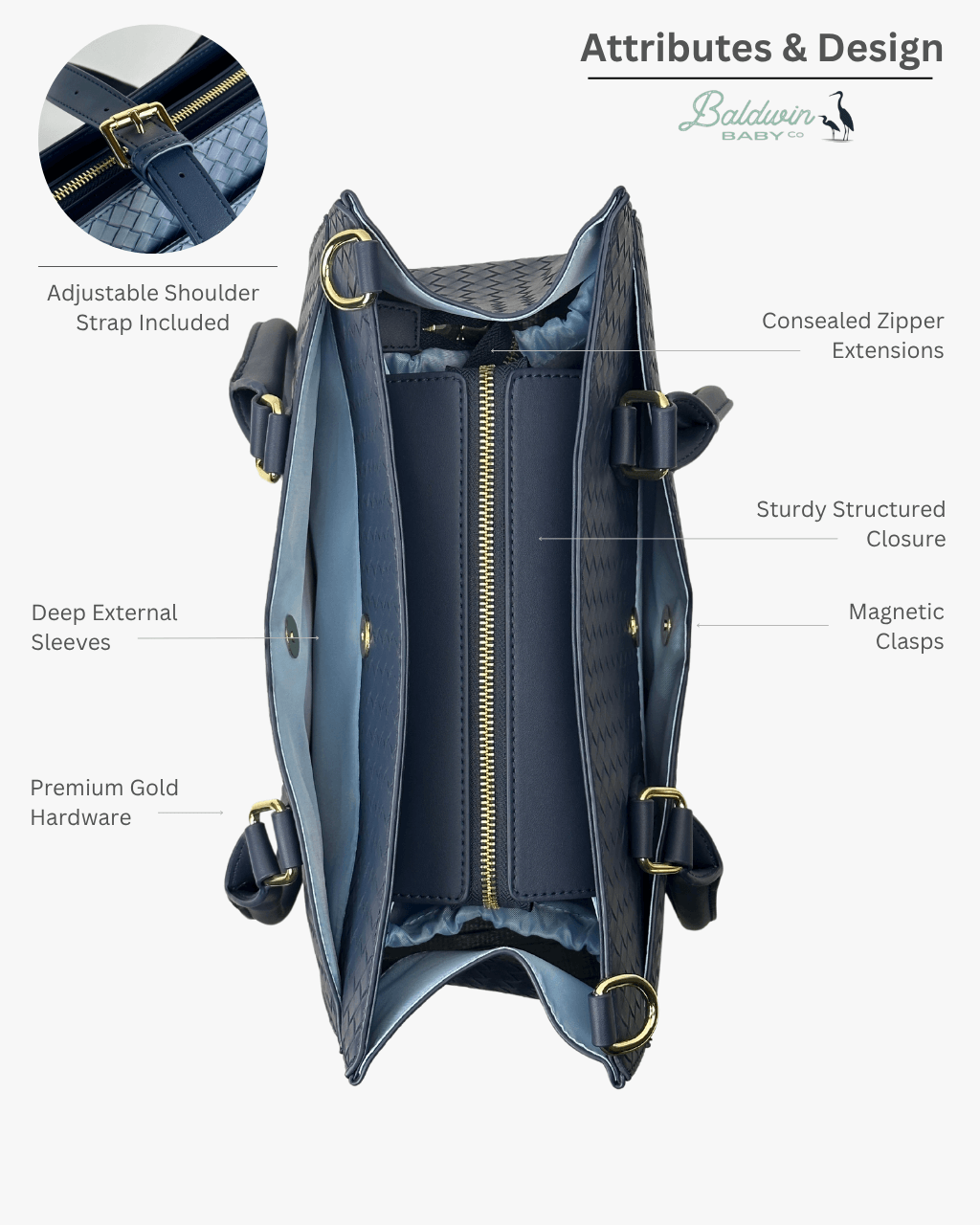 The Montrose Diaper Bag Tote
