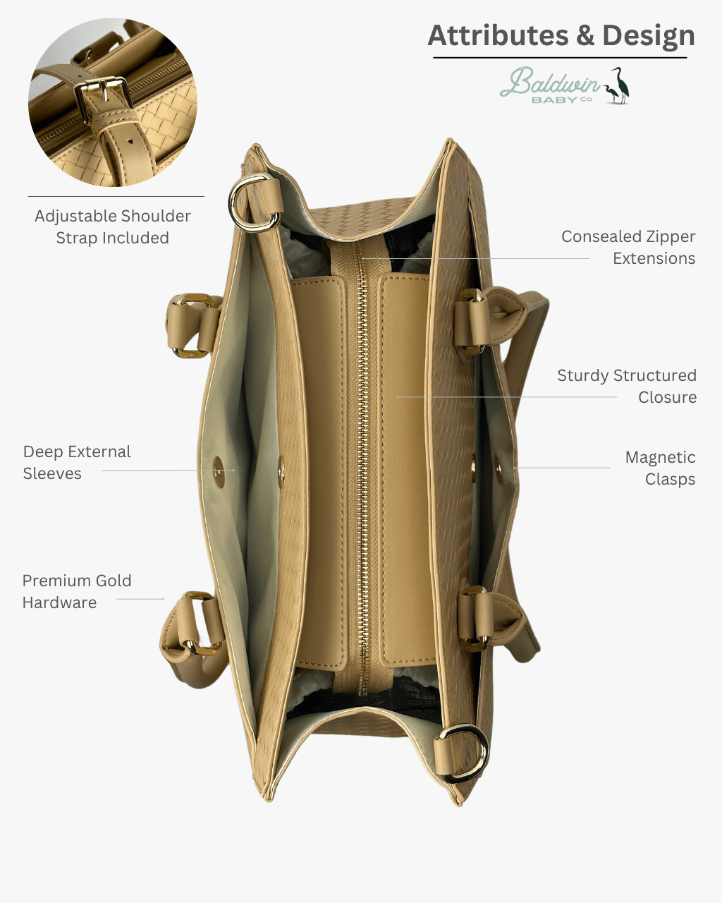 The Montrose Diaper Bag Tote