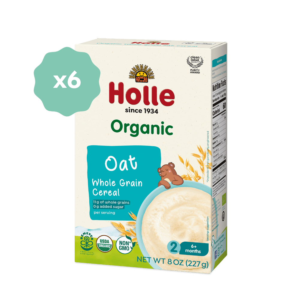 Holle Organic Whole Grain Cereal: Oat (6 Pack)