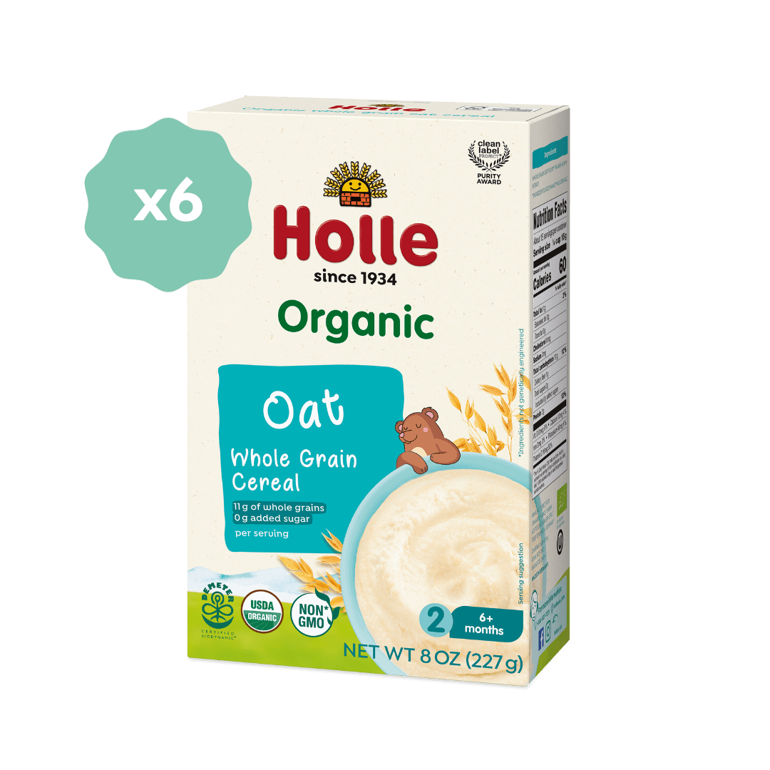 Holle Organic Whole Grain Cereal: Oat (6 Pack)