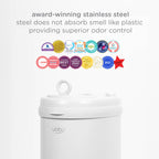 White Diaper Pail