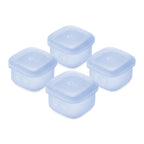Olababy Silicone Food Storage Containers for Baby Meals On the Go (4-Pack)