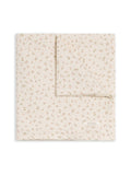 Muslin Swaddle Blanket - Camellia Floral / Shell + Fern