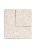 Muslin Swaddle Blanket - Camellia Floral / Shell + Fern