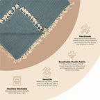 Manta de muselina de 6 capas