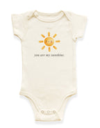 You Are My Sunshine Organic Cotton Baby Bodysuit