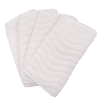 Quilted Reusable Changing Pad Liners, Easy to Clean, White